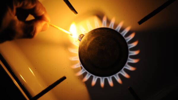 Пламя на газовой плите. Архивное фото - Sputnik Кыргызстан
