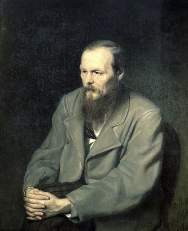 Репродукция картины Портрет Ф. М. Достоевского - Sputnik Кыргызстан