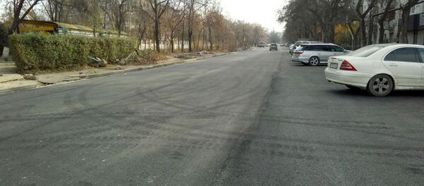 Ремонт улицы Тыныстанова в Бишкеке Ремонт улицы Тыныстанова в Бишкеке - Sputnik Кыргызстан