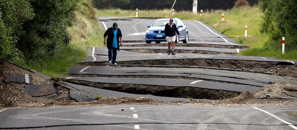 Землетрясение в Новой Зеландии Землетрясение в Новой Зеландии - Sputnik Кыргызстан