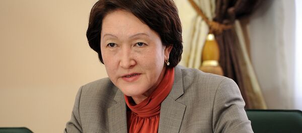 Председатель ЦК по выборам и проведению референдумов КР Нуржан Шайлдабекова - Sputnik Кыргызстан