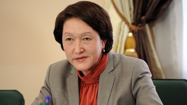 Председатель ЦК по выборам и проведению референдумов КР Нуржан Шайлдабекова - Sputnik Кыргызстан