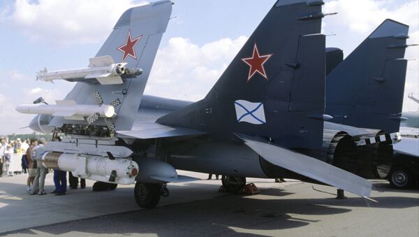 Многофункциональный истребитель корабельного базирования МиГ-29К - Sputnik Кыргызстан