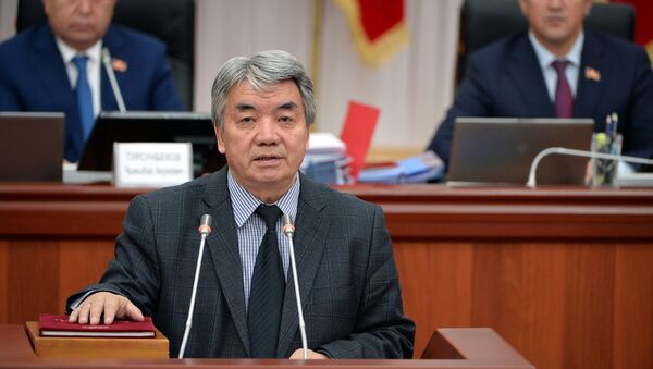 Министр культуры, информации и туризма КР Тугелбай Казаков - Sputnik Кыргызстан