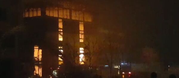 Горит аквапарк Ала-Тоо в Бишкеке - Sputnik Кыргызстан