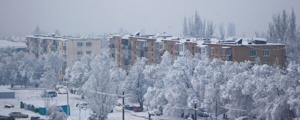 Вид на город Каракол. Архивное фото - Sputnik Кыргызстан