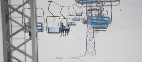 Канатная дорога в горнолыжной базе. Архивное фото - Sputnik Кыргызстан