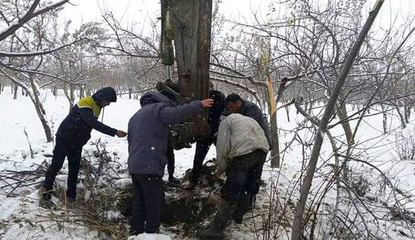Сегодня рабочие заметили лошадь во время реконструкции водопроводных труб - Sputnik Кыргызстан