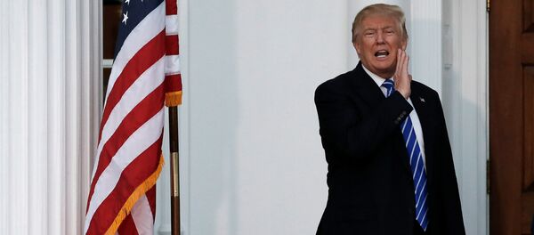 Избранный президент США Дональд Трамп после пресс-конференции СМИ - Sputnik Кыргызстан