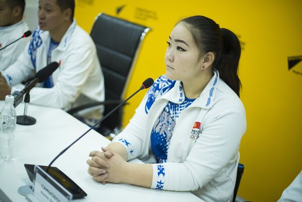 Пресс-конференция в поддержку танцевального коллектива колясочников Тумар в мультимедийном пресс-центре Sputnik Кыргызстан - Sputnik Кыргызстан