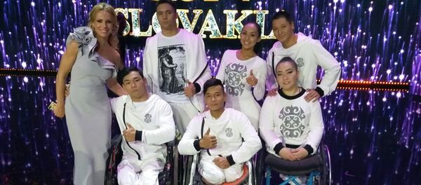 Танцевальная группа на колясках Тумар на конкурсе Česko Slovensko má talent в Словакии Танцевальная группа на колясках Тумар на конкурсе Česko Slovensko má talent в Словакии - Sputnik Кыргызстан