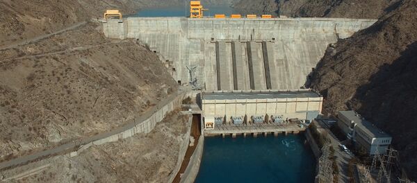Күрп-Сай ГЭСинин бийиктиктен тартылган көрүнүшү - Sputnik Кыргызстан