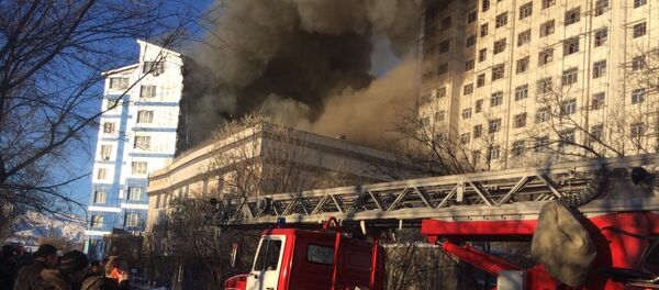 Пожар в частной школе в Бишкеке - Sputnik Кыргызстан