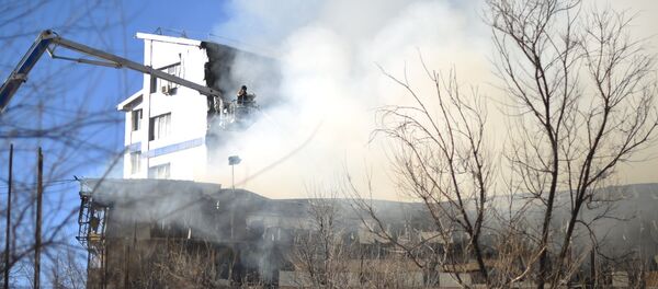 Пожар в церкви и частной школе в Бишкеке - Sputnik Кыргызстан