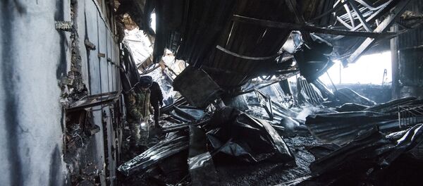 Пожар в здании церкви и в частной школе в Бишкеке - Sputnik Кыргызстан