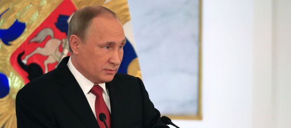 Ежегодное послание президента РФ В. Путина Федеральному Собранию Ежегодное послание президента РФ В. Путина Федеральному Собранию - Sputnik Кыргызстан