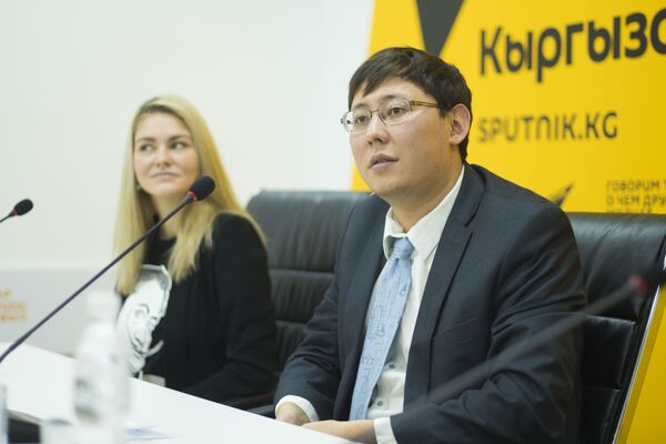 Основатель общественного фонда KG Labs Азиз Солтобаев на пресс-конференции в мультимедийном центре Sputnik Кыргызстан - Sputnik Кыргызстан