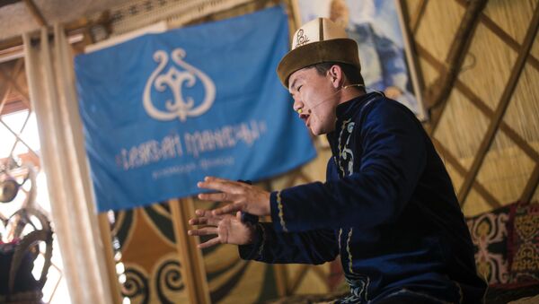 Семисуточное сказание эпоса Манас в этнокомплексе Супара - Sputnik Кыргызстан