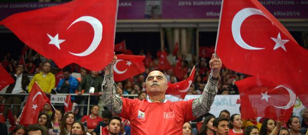 Волейбол. Отборочный турнир к Олимпийский играм 2016. Женщины. Матч Турция - Нидерланды Волейбол. Отборочный турнир к Олимпийский играм 2016. Женщины. Матч Турция - Нидерланды - Sputnik Кыргызстан