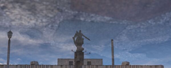 Последствия обильного дождя в декабре в Бишкеке Последствия обильного дождя в декабре в Бишкеке - Sputnik Кыргызстан