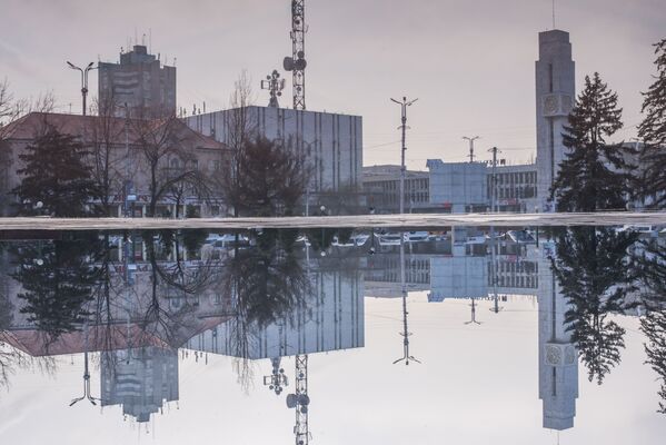 Последствия обильного дождя в декабре в Бишкеке - Sputnik Кыргызстан