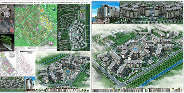 Цель конкурса — выявление прогрессивных архитектурно-градостроительных решений по застройке участка размером 10 гектаров в восточной части 11-го микрорайона по улице Каралаева - Sputnik Кыргызстан