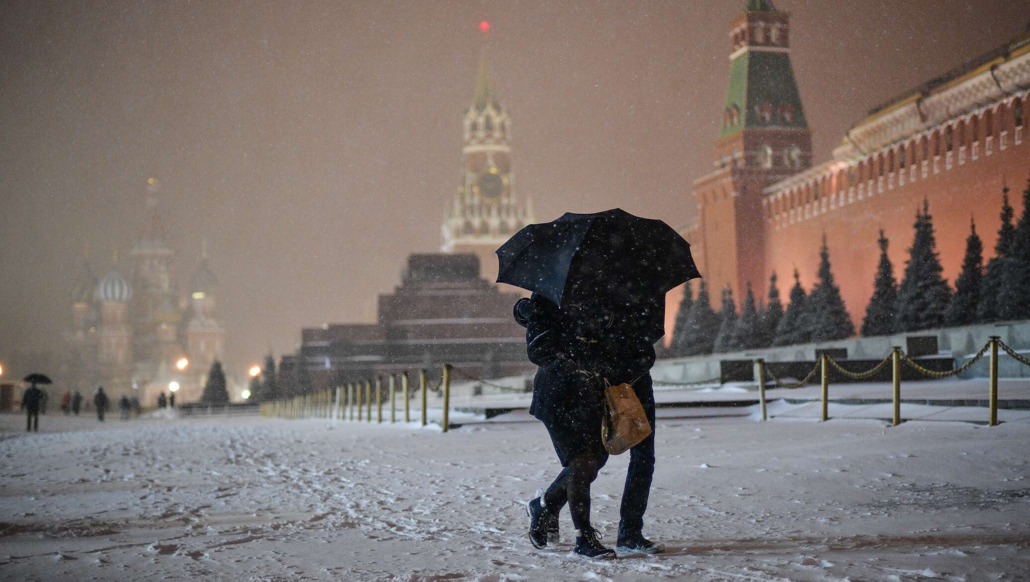 зима в москве любительские