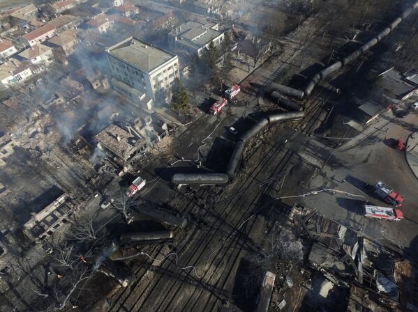 Взрыв цистерн со сжиженным газом в Болгарии - Sputnik Кыргызстан