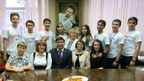 Студенты КРСУ на II Международной олимпиаде по морфологии, анатомии и гистологии в Новосибирске - Sputnik Кыргызстан
