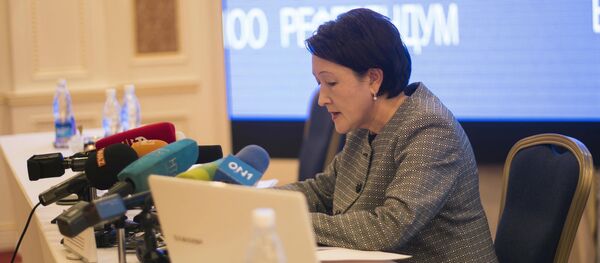 Председатель ЦИК Нуржан Шайлдабекова - Sputnik Кыргызстан