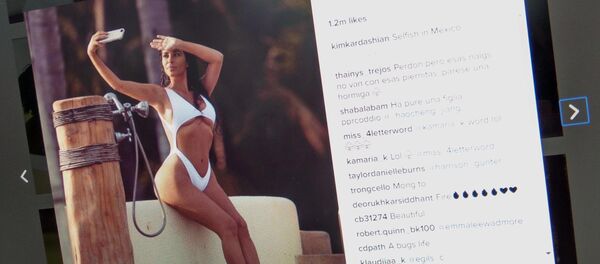 Снимок с социальной сети instagram пользователя kimkardashian. Звезда реалити-шоу Ким Кардашьян - Sputnik Кыргызстан