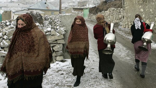 Высокогорное село Анди в Дагестане - Sputnik Кыргызстан