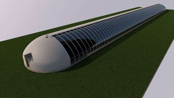 Первая модель юрточной теплицы в стиле Nomad Greenhouse - Sputnik Кыргызстан