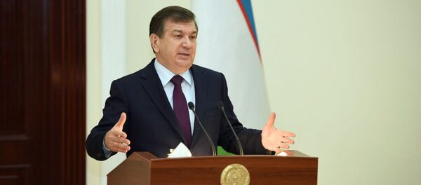 Президент Республики Узбекистан Шавкат Мирзиёев. Архивное фото Президент Республики Узбекистан Шавкат Мирзиёев. Архивное фото - Sputnik Кыргызстан