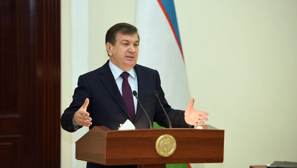 Президент Республики Узбекистан Шавкат Мирзиёев - Sputnik Кыргызстан