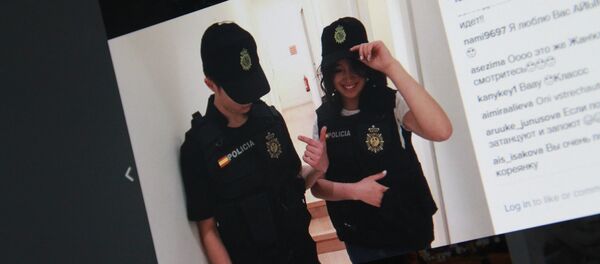 Снимок с социальной сети Instagram пользователя aiymaiylchieva. Популярный танцор Жан Воинов и юная певица Айыма Айылчиева - Sputnik Кыргызстан