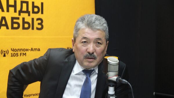 Министр финансов Адылбек Касымалиев во время интервью Sputnik Кыргызстан - Sputnik Кыргызстан