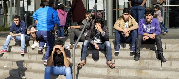 Ситуация с мигрантами в Гамбурге - Sputnik Кыргызстан