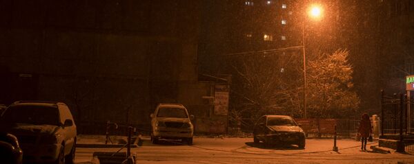 Снегопад в Бишкеке - Sputnik Кыргызстан