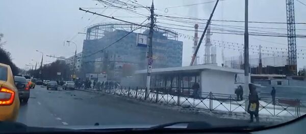 Первые кадры с места взрыва у метро Коломенское в Москве - Sputnik Кыргызстан