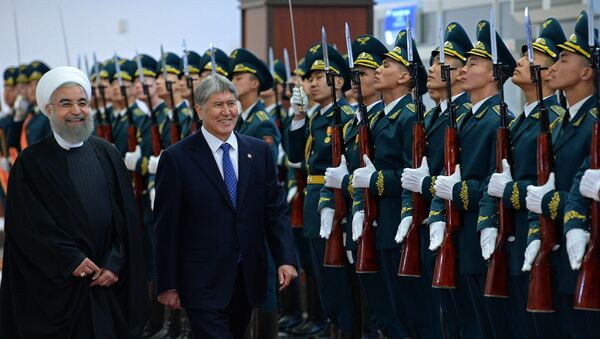 Официальный визит президента Ирана Хасана Роухани в Бишкек - Sputnik Кыргызстан