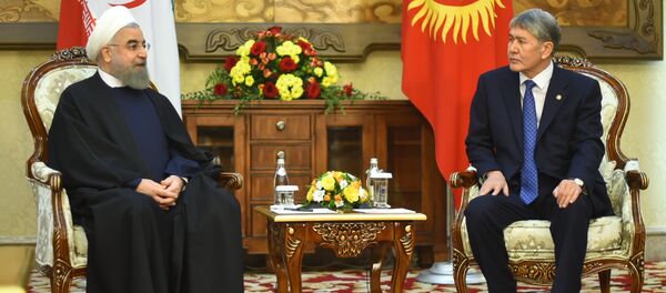 Официальный визит президента Ирана Хасана Роухани в КР - Sputnik Кыргызстан