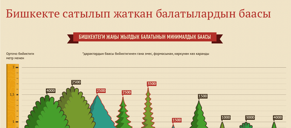 Бишкекте сатылып жаткан балатылардын баасы Бишкекте сатылып жаткан балатылардын баасы - Sputnik Кыргызстан