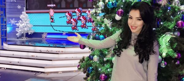 Участница Азии MIX Ситора Фармонова на финальной игре Высшей лиги КВН - Sputnik Кыргызстан