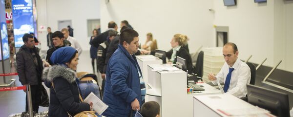 Первый рейс Москва — Бишкек из нового аэропорта Жуковский - Sputnik Кыргызстан