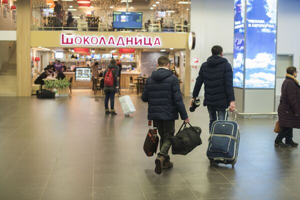 Первый рейс Москва — Бишкек из нового аэропорта Жуковский - Sputnik Кыргызстан