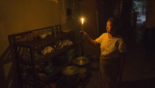 Отключение электричества в Янгоне, Мьянмар - Sputnik Кыргызстан