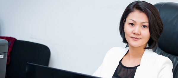 Архивное фото руководителя пресс-службы ОАО Национальная электрическая сеть Кыргызстана Эльзады Саргашкаевой - Sputnik Кыргызстан