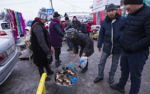 На центральном рынке села Сокулук одноименного района Чуйской области провели рейд, в ходе которого выявлен ряд нарушений - Sputnik Кыргызстан