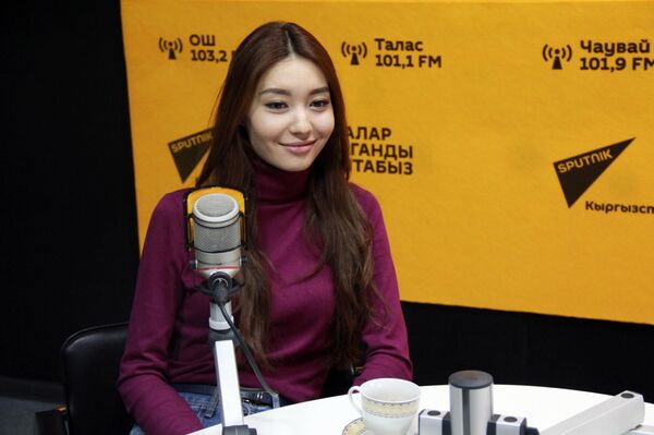 Актриса и модель Айгерим Назар - Sputnik Кыргызстан